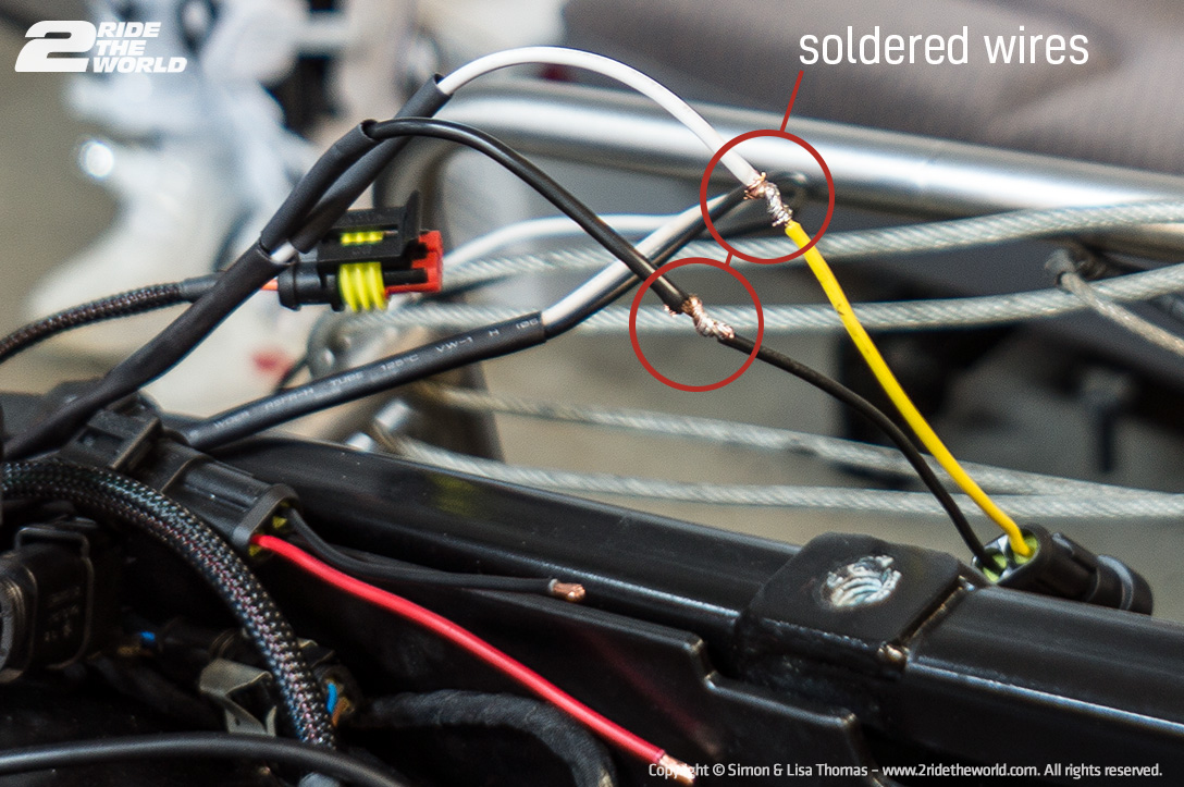 soldered wires