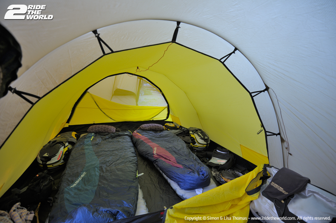 Dease camp tent sleepingBags 2